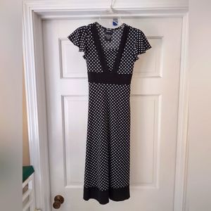 Speechless Girls Medium Black with White Dots